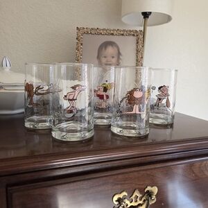 Arby's B C. Ice Age Collector Series Glasses 1981